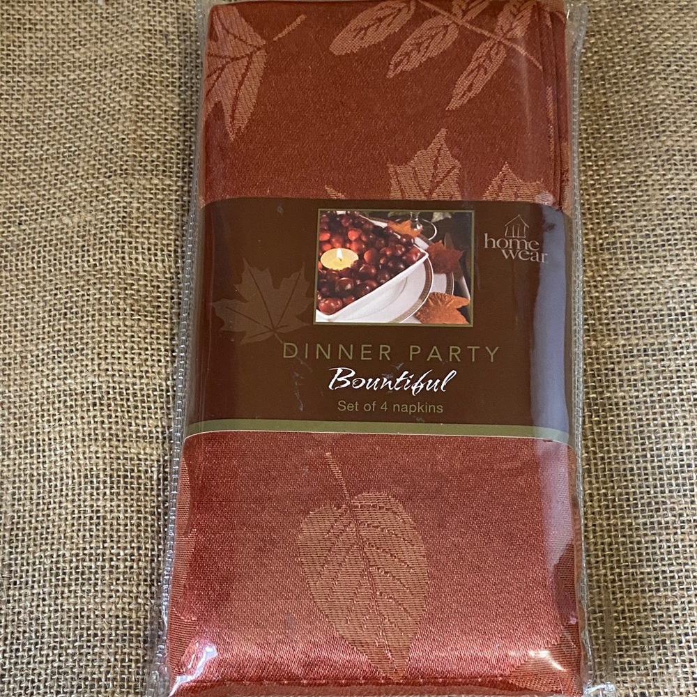 Bountiful Rust Napkins Set